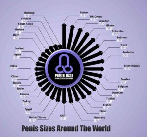 Penis sizes around the world