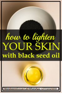 Black seed oil for face