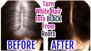 Black seed oil for grey hair