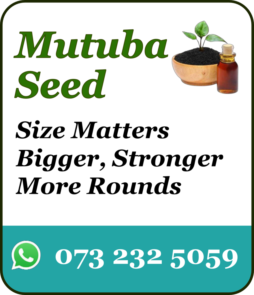 Mutuba seed products
